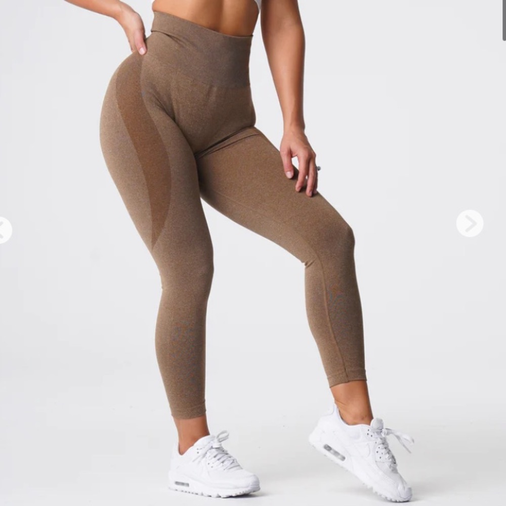 NVGTN - Mocha Contour Seamless Leggings - Size XS